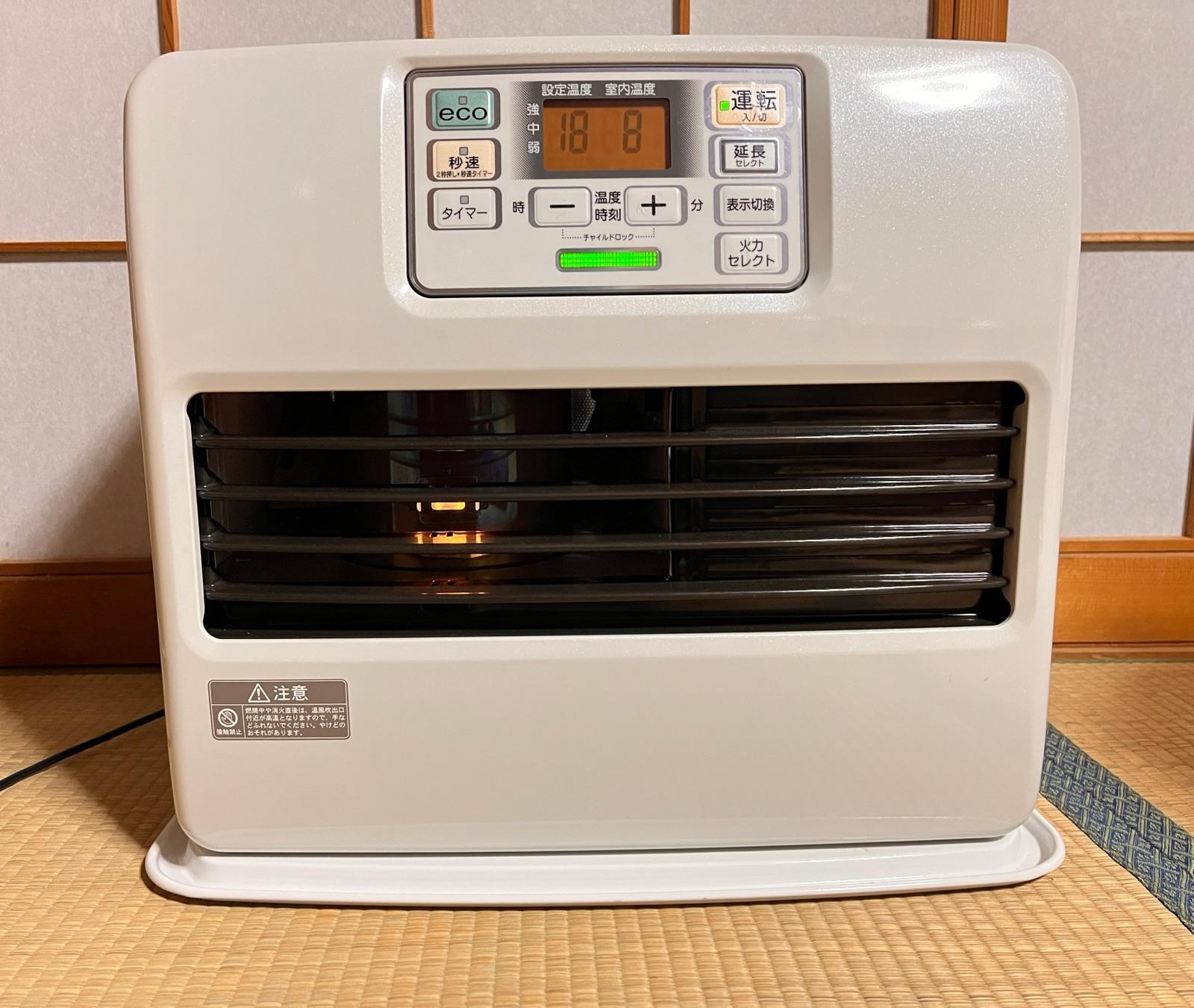 ファンヒーターの回収